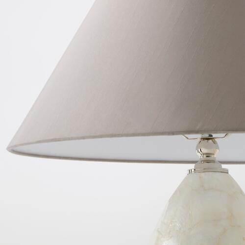 Abalone Shell Scaled Lamp-Gray