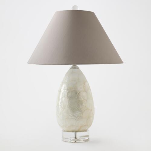 abalone shell scaled lamp-gray