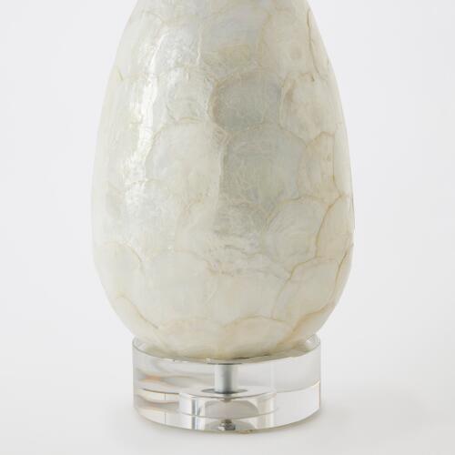 Abalone Shell Scaled Lamp-Gray