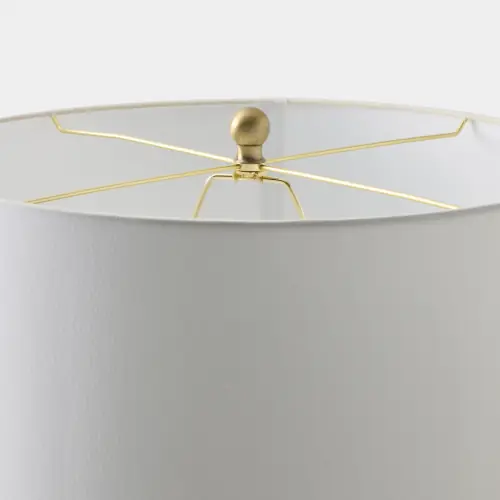 Lido Ceramic Table Lamp-Beige/Blue