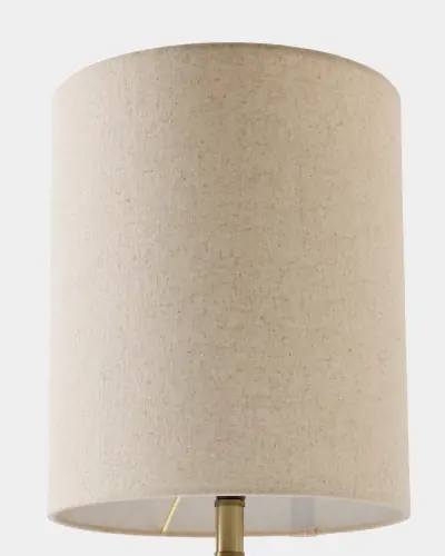 Armen Striped Ceramic Table Lamp-White Stripes