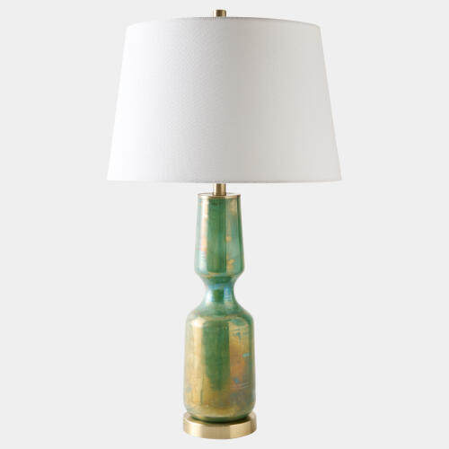 giovane glass table lamp-green