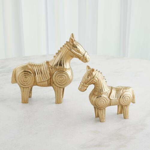 Funny Fig Horse-Gold