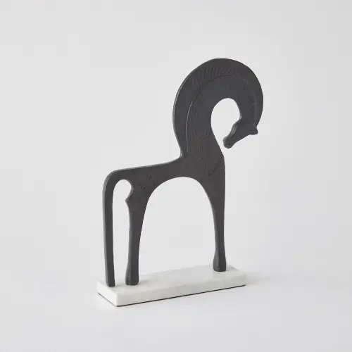 Deco Horse-Black