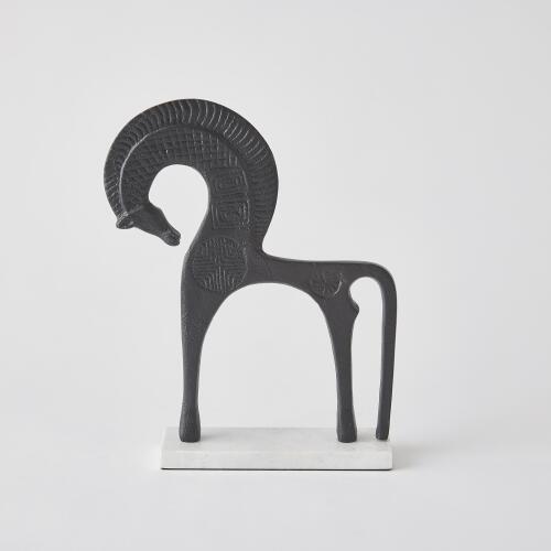 Deco Horse-Black