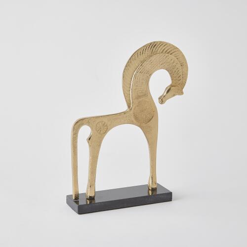 Deco Horse-Gold