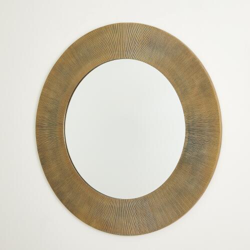 Loretta Mirror-Brass