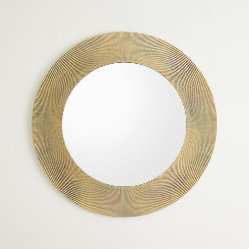 Radiating Mirror-Brass