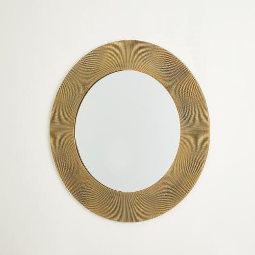 Radiating Mirror-Brass