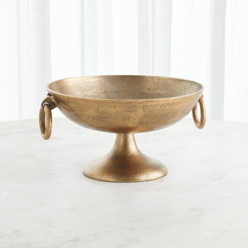 Handles Bowl-Antique Brass