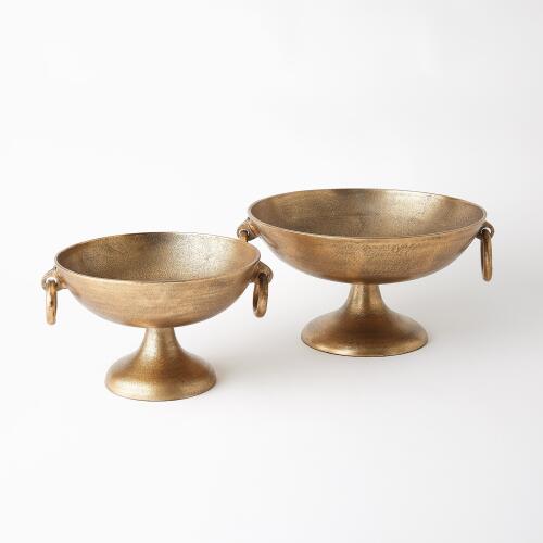 Handles Bowl-Antique Brass