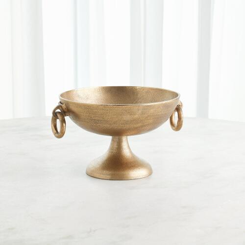 Handles Bowl-Antique Brass