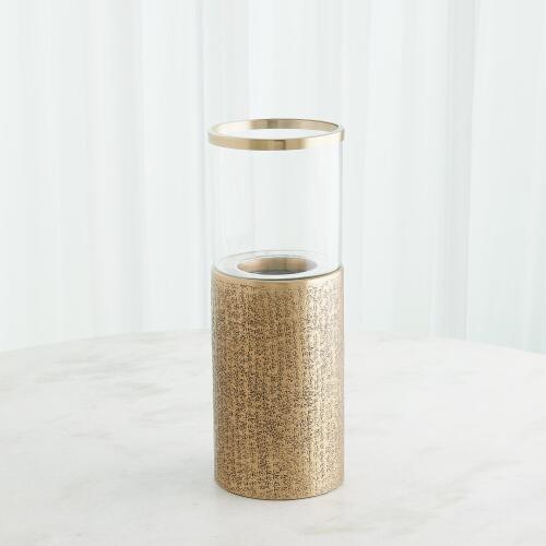 Tall Based Hurricane-Antique Brass