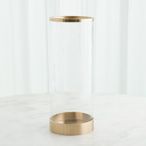 Banded Hurricane-Antique Brass