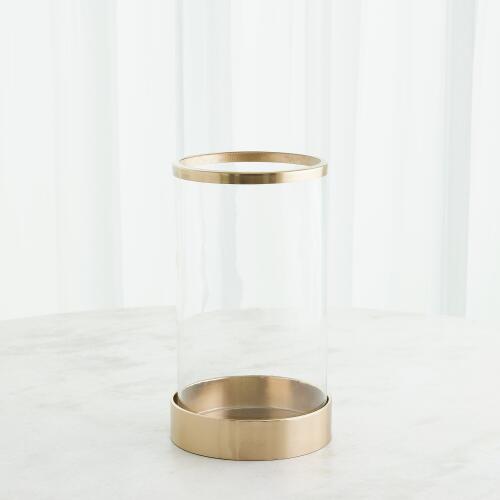 Banded Hurricane-Antique Brass