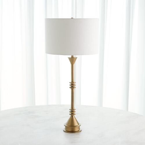 Gear Table Lamp-Antique Brass