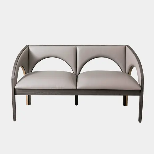 Arches Dining Bench-Muslin
