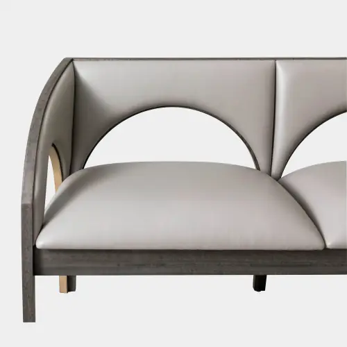 Arches Dining Bench-Muslin