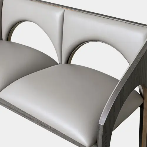 Arches Dining Bench-Muslin