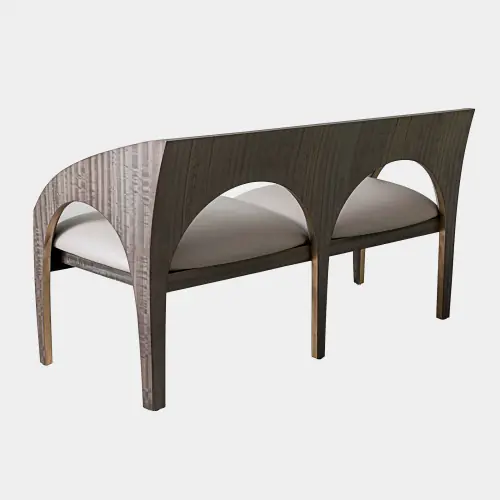 Arches Dining Bench-Muslin