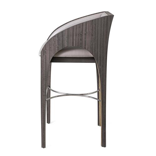 Arches Barstool-Grey Leather
