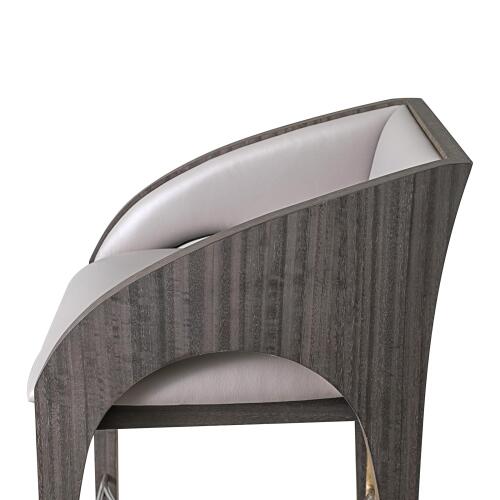Arches Barstool-Grey Leather