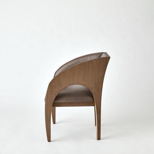 Arches Occasional Chair-Nutmeg/Champagne