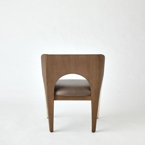 Arches Occasional Chair-Nutmeg/Champagne
