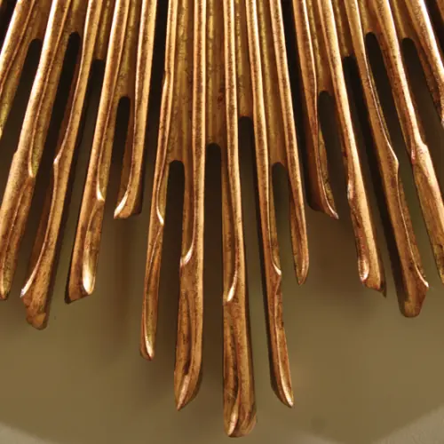 Soleil Mirror-Gold Leaf