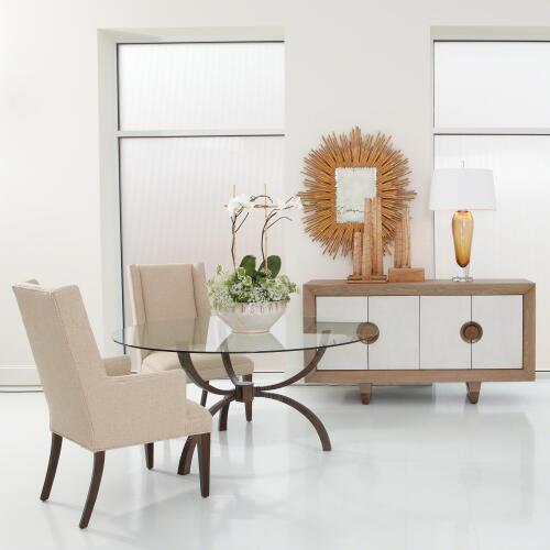 Soleil Mirror-Gold Leaf