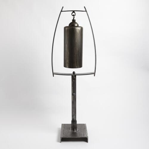 Spring Top Sound Sculpture-Natural Iron