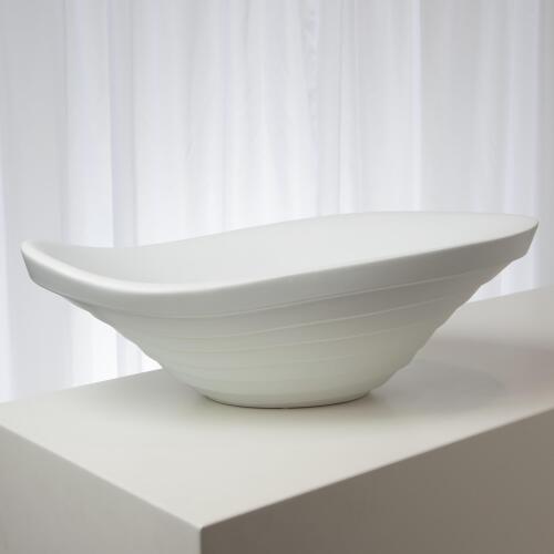 Terrace Bowl-Matte White