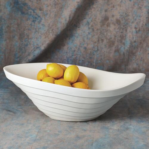 Terrace Bowl-Matte White