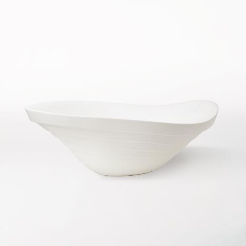 Terrace Bowl-Matte White