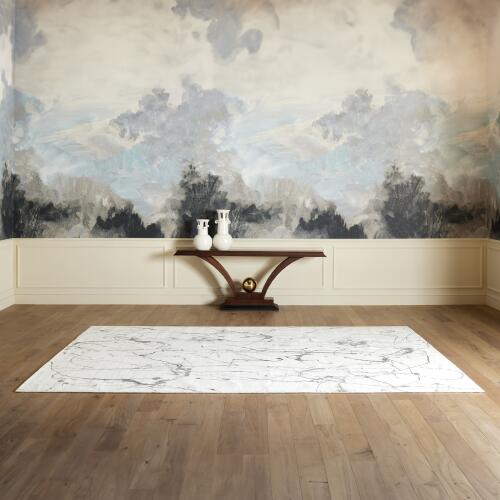 Colby Console-Walnut/Brass