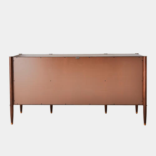 Triple Curve Cabinet-Walnut