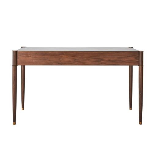 Triple Curve Desk-Walnut