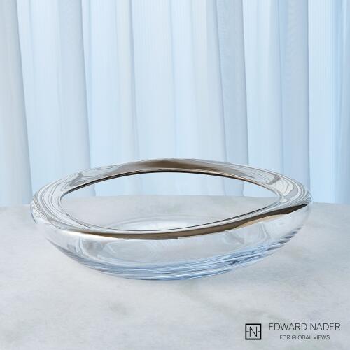 Harper Organic Formed Bowl-Platinum Rim