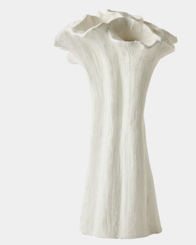 Flora Coral Vase-Bouquet-White