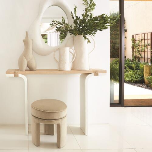 Papu Stool-Beige