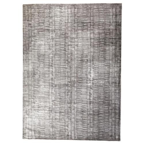 frequency rug-charcoal/cream