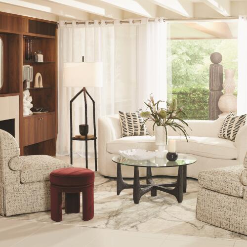 Luc Vase-Black Marble