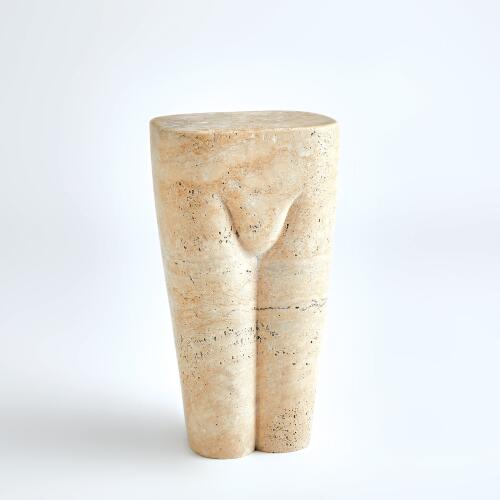 Femme Stool-Travertine