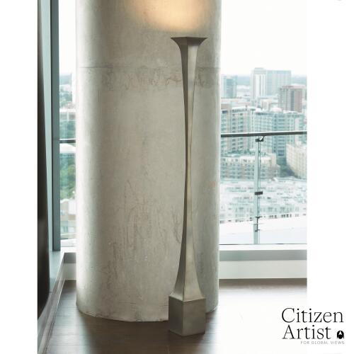 Giac Torchiere-White Bronze