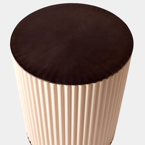 Camille Side Table-Bronze