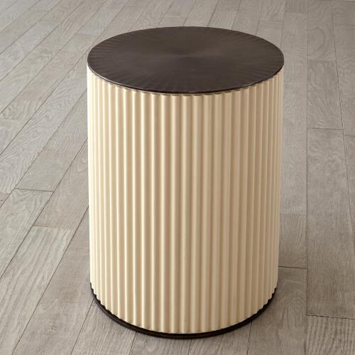 Camille Side Table-Bronze