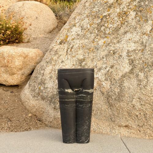 Femme Stool-Black Marble