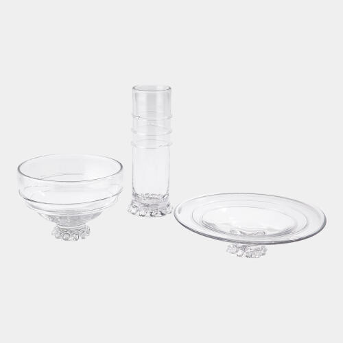Verre Lisse Bowl-Clear