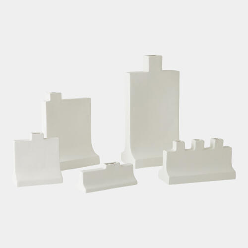 Icon Vase-Matte White-Sm