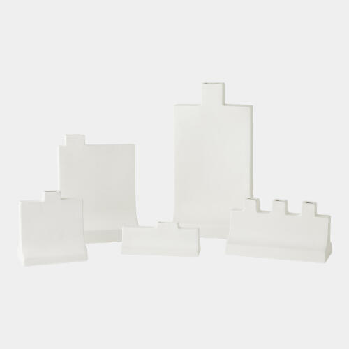 Icon Vase-Matte White-Lg